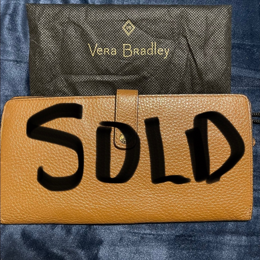 Vera Bradley passport wallet. Like new.